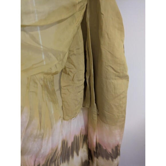 ZARA WOMAN SS24 TIE DYE CUT Out Tie Dye MIDI DRESS MULTICOLORED | XS - Picture 9 of 13